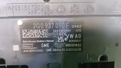 Автозапчастина б/у електронний модуль для volkswagen t-cross (c11) 1.0 tsi посилання на oem iam 2q0937090f a3c1019210500 