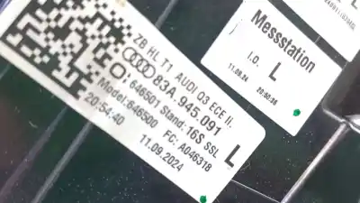 Автозапчасти б/у левый задний фонарь за audi q3 (f3b) 35 tdi ссылки oem iam 83a945091  