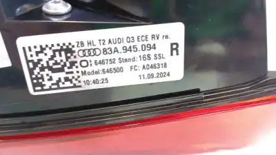 Автозапчастина б/у внутрішній правий завод для audi q3 (f3b) 35 tdi посилання на oem iam 83a945094  