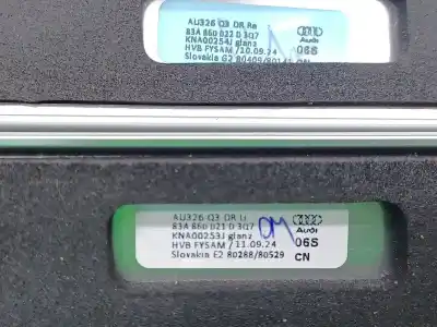 Автозапчасти б/у крышные бары за audi q3 (f3b) 35 tdi ссылки oem iam 83a860022d3q7  83a86d021d3q7