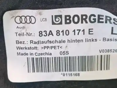 Автозапчастина б/у задня ліва колесна арка для audi q3 (f3b) 35 tdi посилання на oem iam 83a810171e  