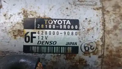 Peça sobressalente para automóvel em segunda mão motor de arranque por toyota auris (_e18_) 2.0 d-4d (ade186_) referências oem iam 281000y180 4280009080 281000r060