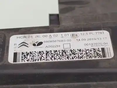 Автозапчастина б/у права фа для opel vivaro c furgón (k0) 1.5 посилання на oem iam 9808567680  o019707504