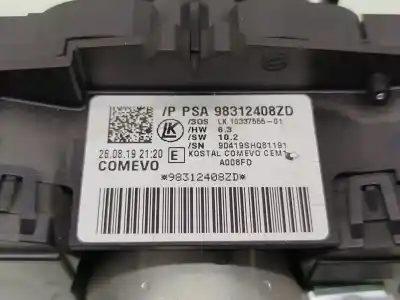 Second-hand car spare part headlights switch for opel vivaro c furgón (k0) 1.5 oem iam references 98312408zd  1033755501