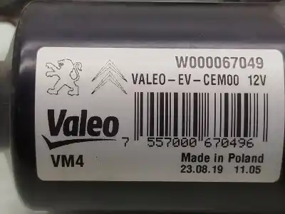 Second-hand car spare part front windshield wiper motor for opel vivaro c furgón (k0) 1.5 oem iam references 9808465280  w000069722