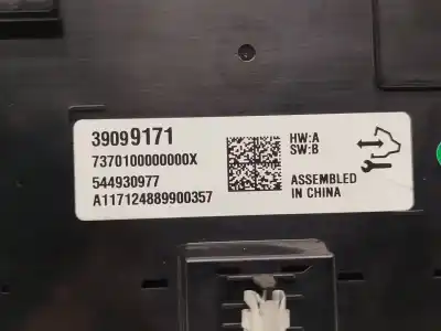 Автозапчастина б/у багатофункційний дисплей для opel insignia b grand sport (z18) 2.0 cdti (68) посилання на oem iam 39099171 7370100000000x 544930977 Автозапчастина б/у багатофункційний дисплей для opel insignia b grand sport (z18) 2.0 cdti (68) посилання на oem iam 39099171 7370100000000x 544930977