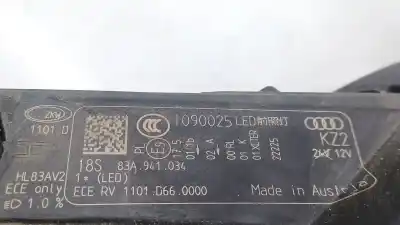 Автозапчастина б/у права фа для audi q3 (f3b) 35 tfsi посилання на oem iam 83a941774  83a941034