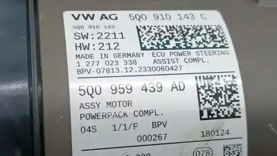 Автозапчастина б/у рульмова рейка для audi q3 (f3b) 35 tfsi посилання на oem iam 5qb423062h 0273010338 5qb423050ca 5q0910143c 5q0959439ad