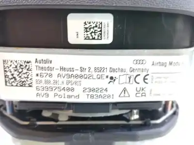Автозапчастина б/у комплект подушки безпеки для audi q3 (f3b) 35 tfsi посилання на oem iam 83b85700124a  