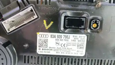 Автозапчастина б/у панель інструментів для audi q3 (f3b) 35 tfsi посилання на oem iam 83a920790j 0263753040 83a920790g