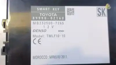 Second-hand car spare part electronic module for toyota auris (_e18_) 2.0 d-4d (ade186_) oem iam references  mb2325007265 8999002160