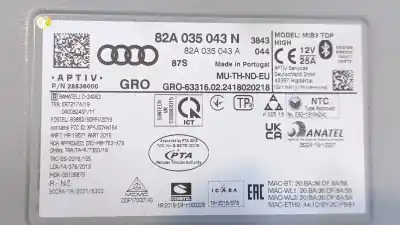 Автозапчасти б/у электронный модуль за audi q3 (f3b) 35 tfsi ссылки oem iam 82a035043n 28836000 82a035043a