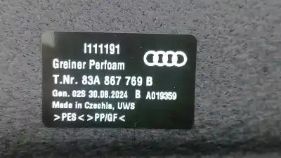 Автозапчасти б/у задний поддон за audi q3 (f3b) 35 tdi ссылки oem iam 83a867769b8jb  83a867769b