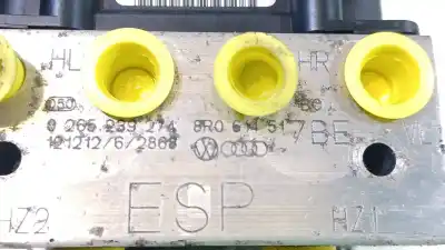 Peça sobressalente para automóvel em segunda mão abs por audi q5 (8rb) 2.0 tdi quattro referências oem iam  0265239274 8r0614517be 8r0907379ab