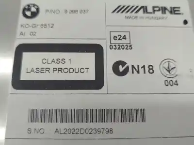 Автозапчастина б/у аудіо система / радіо cd для bmw 3 (f30, f80) 320 d посилання на oem iam 9298937 al2022d0239798 032025