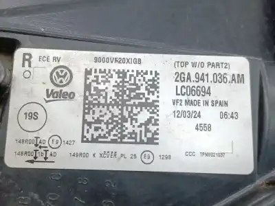 Автозапчастина б/у права фа для volkswagen t-roc (a11, d11) 1.5 tsi посилання на oem iam 2ga941774r lc06694 2ga941036am Автозапчастина б/у права фа для volkswagen t-roc (a11, d11) 1.5 tsi посилання на oem iam 2ga941774r lc06694 2ga941036am