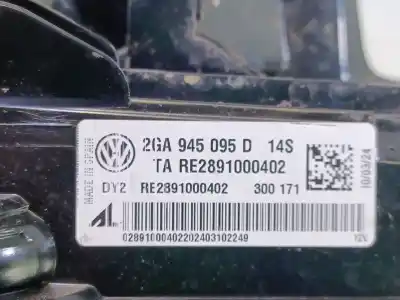 Автозапчастина б/у лівий ход ліхар для volkswagen t-roc (a11, d11) 1.5 tsi посилання на oem iam 2ga945095c re2891000402 2ga945095d Автозапчастина б/у лівий ход ліхар для volkswagen t-roc (a11, d11) 1.5 tsi посилання на oem iam 2ga945095c re2891000402 2ga945095d