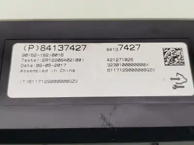 Автозапчастина б/у електронний модуль для opel insignia b grand sport (z18) 2.0 cdti (68) посилання на oem iam 84137427  981521828016 Автозапчастина б/у електронний модуль для opel insignia b grand sport (z18) 2.0 cdti (68) посилання на oem iam 84137427  981521828016