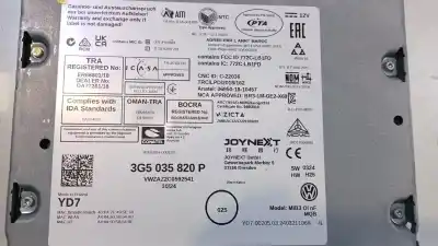 Автозапчастина б/у електронний модуль для volkswagen t-roc (a11, d11) 1.5 tsi посилання на oem iam 3g5035820r  3g5035820p Автозапчастина б/у електронний модуль для volkswagen t-roc (a11, d11) 1.5 tsi посилання на oem iam 3g5035820r  3g5035820p