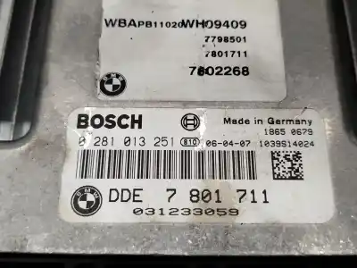 Second-hand car spare part ecu engine control for bmw x3 (e83) 2.0 d oem iam references 13617808125 18650679 0281013251 7801711