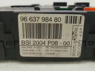 Автозапчасти б/у блок реле/предохранителей за peugeot 207/207+ (wa_, wc_) 1.6 hdi ссылки oem iam 9663798480 pb2455963121207 bsi2004p0800