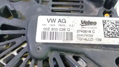 Second-hand car spare part alternator for volkswagen t-roc (a11, d11) 1.0 tsi oem iam references 04e903015h tg14lld139 2740516c 05e903026q Second-hand car spare part alternator for volkswagen t-roc (a11, d11) 1.0 tsi oem iam references 04e903015h tg14lld139 2740516c 05e903026q