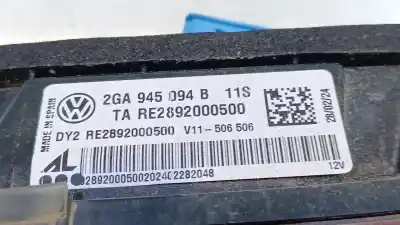 Автозапчастина б/у внутрішній правий завод для volkswagen t-roc (a11, d11) 1.0 tsi посилання на oem iam 2ga945094 re2892000500 2ga945094b