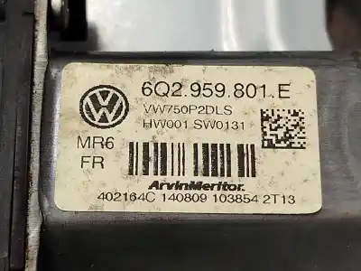 Автозапчастина б/у регулятор переднього правого скла для volkswagen transporter v furgón (7ha, 7hh, 7ea, 7eh) 1.9 tdi посилання на oem iam 7h0837754c 6q2959801e 5395449 Автозапчастина б/у регулятор переднього правого скла для volkswagen transporter v furgón (7ha, 7hh, 7ea, 7eh) 1.9 tdi посилання на oem iam 7h0837754c 6q2959801e 5395449