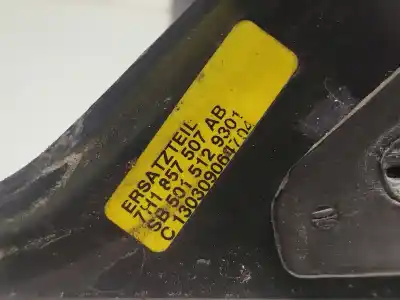 Second-hand car spare part left rearview mirror for volkswagen transporter v furgón (7ha, 7hh, 7ea, 7eh) 1.9 tdi oem iam references 7h1857507ab c1303o9064704 sb5015129301