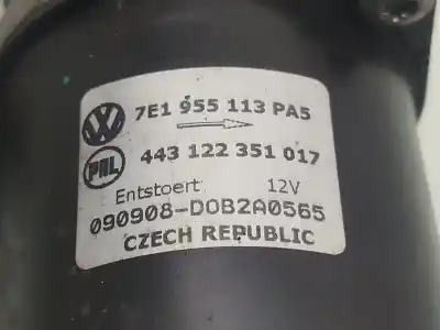 Автозапчасти б/у мотор переднего стеклоочистителя за volkswagen transporter v furgón (7ha, 7hh, 7ea, 7eh) 1.9 tdi ссылки oem iam 7e1955113g 443122351017 7e1955113