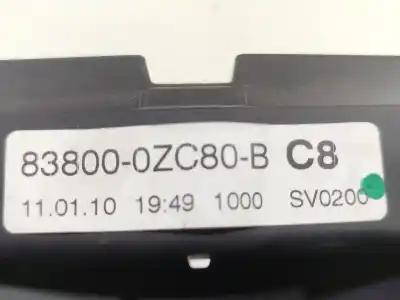 Peça sobressalente para automóvel em segunda mão quadrante por toyota auris (_e15_) 1.4 d-4d (nde150_) referências oem iam 5530302190b0  838000zc80b