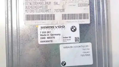 Second-hand car spare part ecu engine control for bmw 3 (e90) 325 i oem iam references 7555361 5wk90078 7557658 7527750