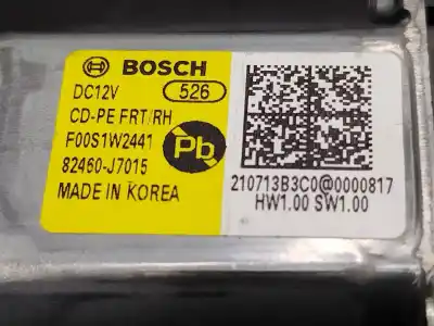 Автозапчасти б/у регулятор стекла переднего правого за kia ceed (cd) 1.0 t-gdi ссылки oem iam 82480j7015  82460j7015