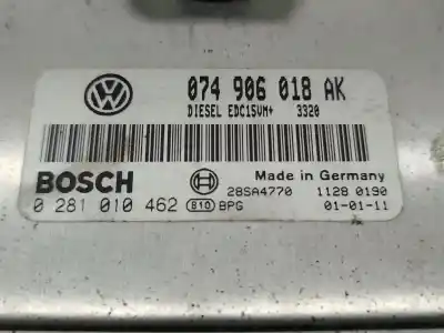 Автозапчастина б/у ебу контролер двигуна для volkswagen transporter iv autobús (70b, 70c, 7db, 7dk, 70j, 70k, 7dc, 7 2.5 tdi посилання на oem iam 074906018ak 11280190 0281010462