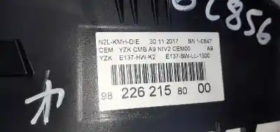 Peça sobressalente para automóvel em segunda mão quadrante por peugeot 208 active referências oem iam 9825986680  9822621580