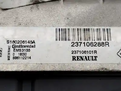 Second-hand car spare part ecu engine control for renault megane iv fastback (b9a/m/n_) 1.2 tce 130 (b9mr) oem iam references 237106288r s180206145a 237106101r