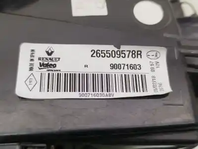 Second-hand car spare part right tailgate light for renault megane iv fastback (b9a/m/n_) 1.2 tce 130 (b9mr) oem iam references 265509578r  90071603