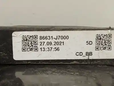 Second-hand car spare part rear bumper reinforcement for kia ceed (cd) 1.0 t-gdi oem iam references 86631j7000  