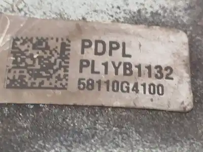 Автозапчастина б/у передній лівий гальмум для kia ceed (cd) 1.0 t-gdi посилання на oem iam 58110g4100  pl1yb1132