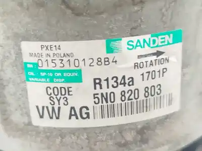 Автозапчасти б/у компрессор кондиционера воздуха за audi a3 (8p1) 2.0 tdi ссылки oem iam 1k0820808f pxe141701p 5n0820803