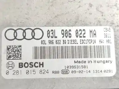 Автозапчастина б/у ебу контролер двигуна для audi a3 (8p1) 2.0 tdi посилання на oem iam 03l906022ma 0281015824 