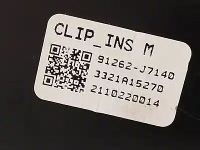 Автозапчасти б/у блок реле/предохранителей за kia ceed (cd) 1.0 t-gdi ссылки oem iam 91262j7140 2110220014 3321a15270