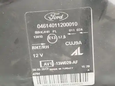 Pezzo di ricambio per auto di seconda mano faro anteriore destro per ford b-max (jk) 1.0 ecoboost riferimenti oem iam 2024118 04614011200010 av113w029af