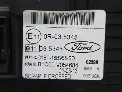 İkinci el araba yedek parçası çok fonksiyonlu ekran için ford b-max (jk) 1.0 ecoboost oem iam referansları c1bt18b955bd  b1c00v054684