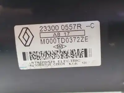 Pezzo di ricambio per auto di seconda mano motorino di avviamento per renault megane iv fastback (b9a/m/n_) 1.2 tce 130 (b9mr) riferimenti oem iam 233000583r m000td0372ze 233000557r