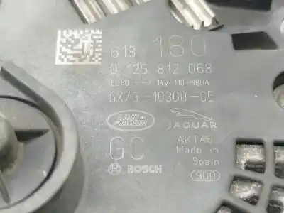 Автозапчастина б/у генератор для land rover range rover evoque (l538) 2.0 d 4x4 посилання на oem iam lr105985 0125812068 gx7310300ce