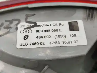 Автозапчастина б/у правий ліхтар для audi a4 b7 (8ec) 2.0 tdi 16v посилання на oem iam 8e5945096 484002 8e9945096e