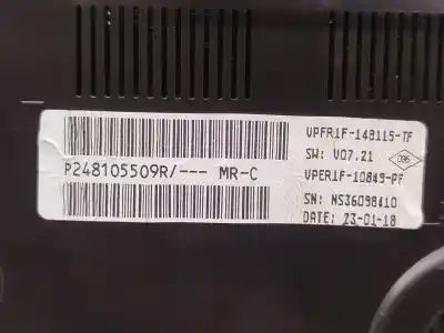 Second-hand car spare part dashboard for renault megane iv fastback (b9a/m/n_) 1.2 tce 130 (b9mr) oem iam references p248105509r ns36098410 14b115tf