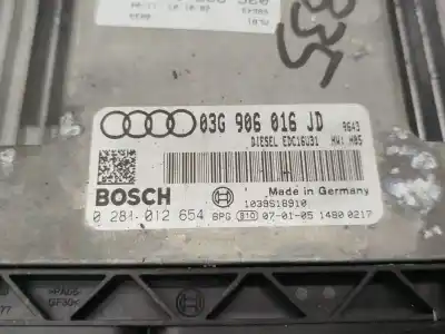 Автозапчастина б/у ебу контролер двигуна для audi a4 b7 (8ec) 2.0 tdi 16v посилання на oem iam 03g906016jd 1039s18910 14800217 0281012654