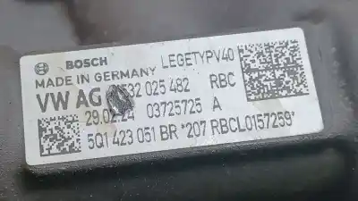 Автозапчастина б/у рульмова рейка для volkswagen t-roc (a11, d11) 1.0 tsi посилання на oem iam 5q1423055m 453202548 5q1423051br